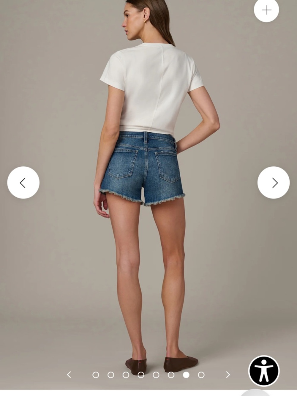 Joes Jeans 99% Cotton Women's  Frayed Hem Denim Jean Shorts - Picture 4 of 7